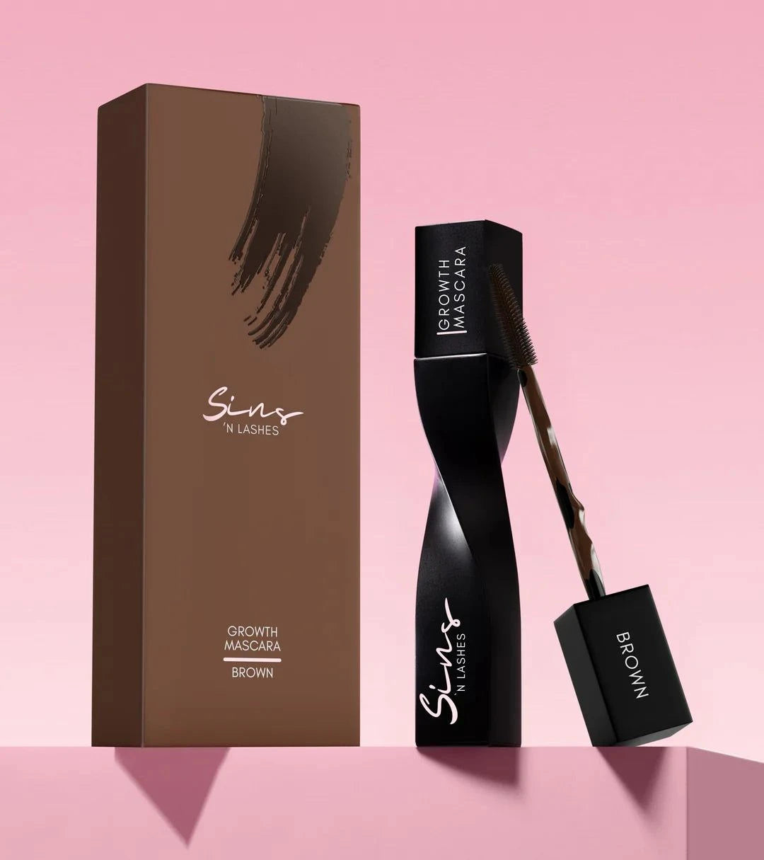 Sins 'N Lashes Vitamin Growth Mascara Black 14 ml – Siyah Bakım Maskarası